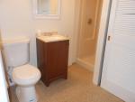 There is a full bath in the basement, which also houses the washer and dryer and the utility closet. 